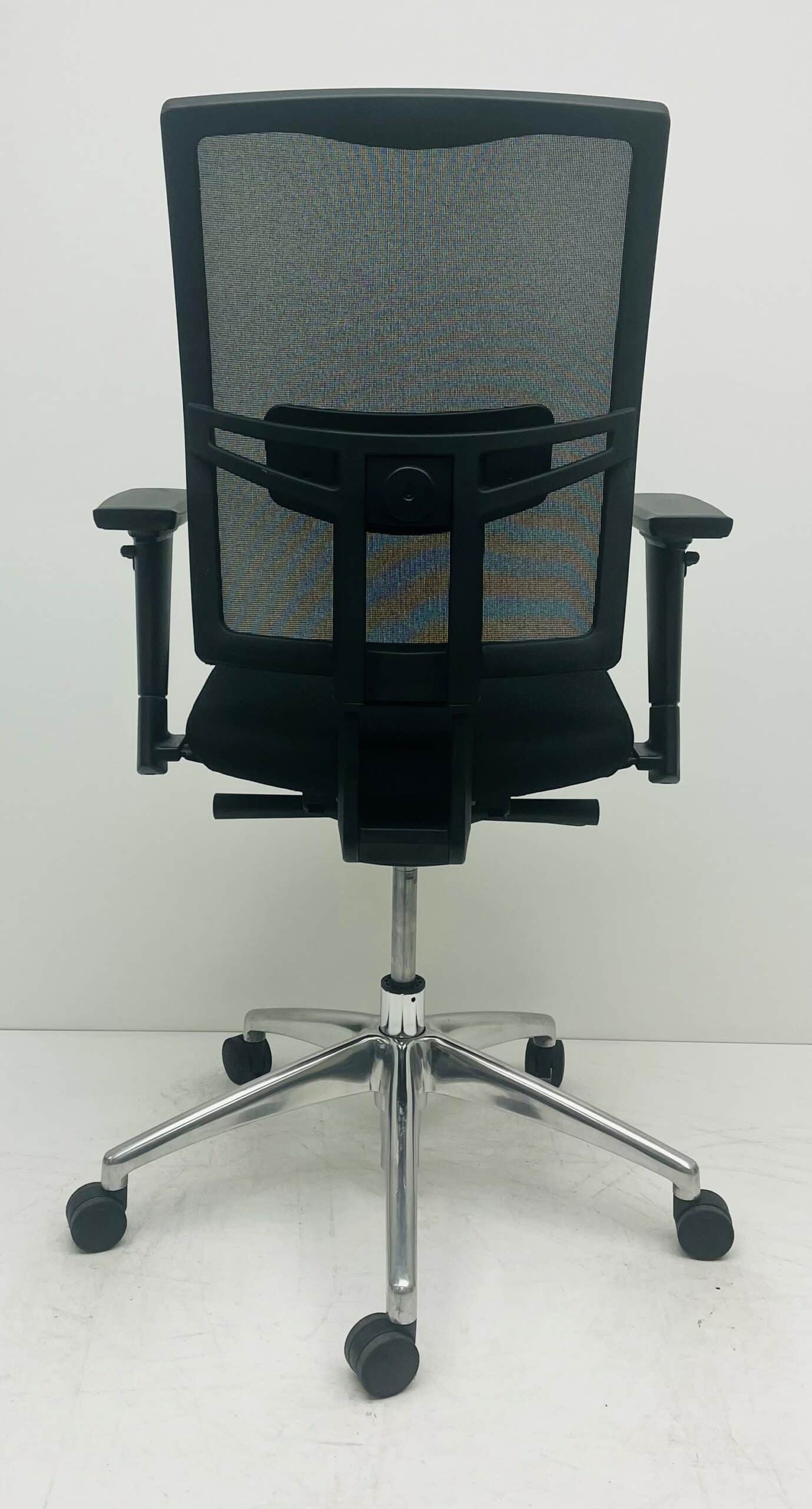 Bureaustoel Jetchair 34 zwart chroom voetkruis