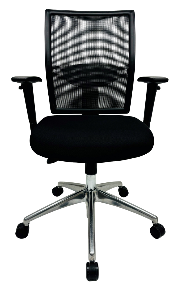 Refurbished Bureaustoel Jetchair 13 chroom voetkruis