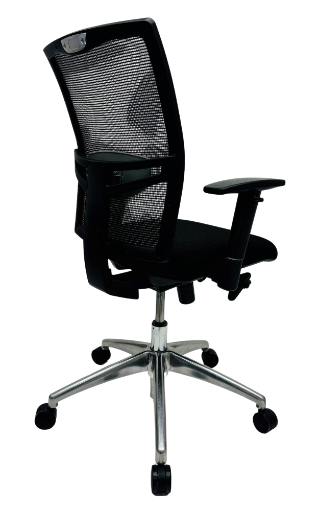 Refurbished Bureaustoel Jetchair 13 chroom voetkruis