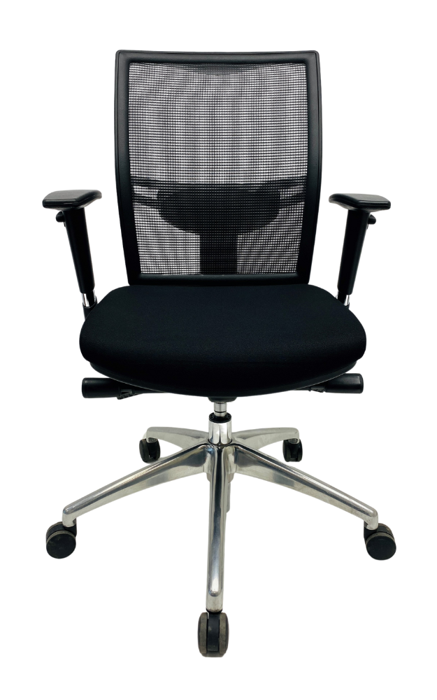 Bureaustoel Jetchair 13 chroom voetkruis