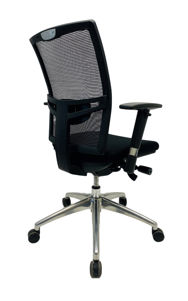 Bureaustoel Jetchair 13 chroom voetkruis