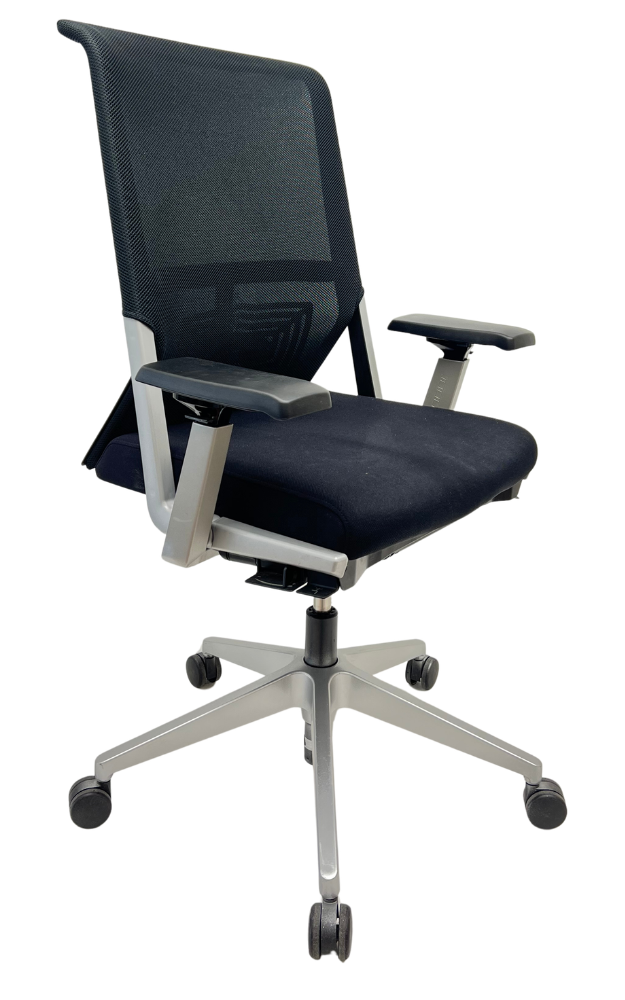 Bureaustoel Comforto 59 grijs voetkruis