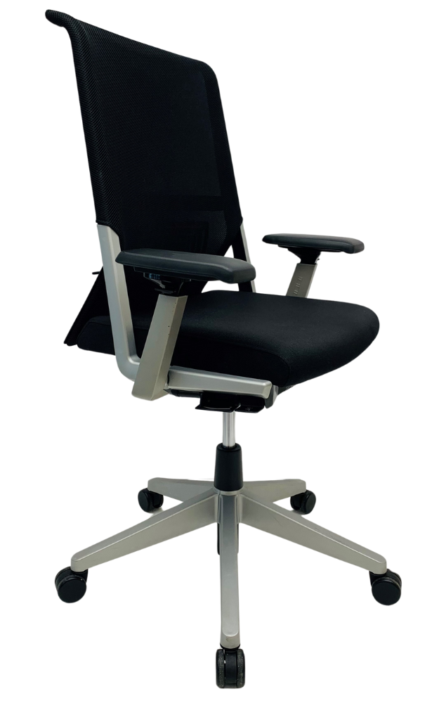 Bureaustoel Comforto 59 grijs voetkruis