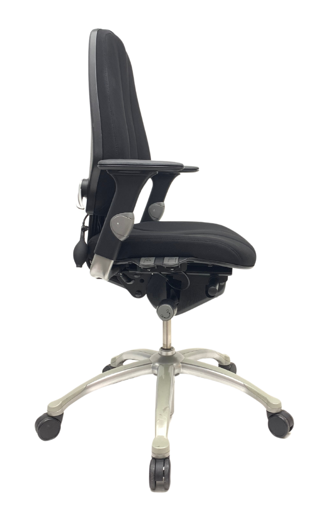 Bureaustoel RH Logic 300 zwart nieuwe stof