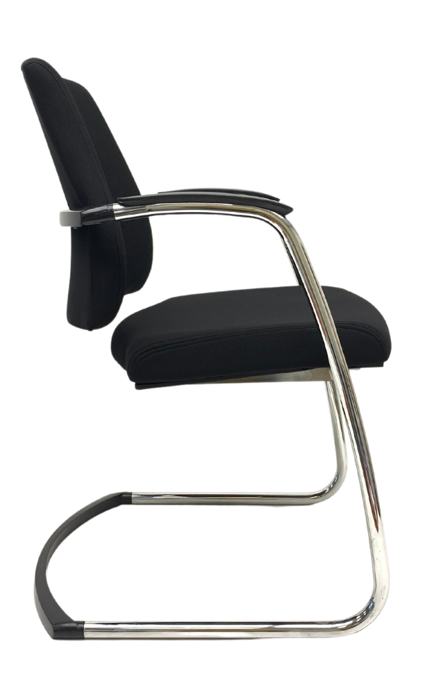 Vergaderstoel BMA Axia Visit chroom/zwart