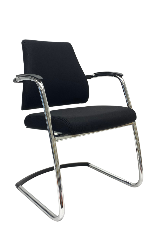 Vergaderstoel BMA Axia Visit chroom/zwart