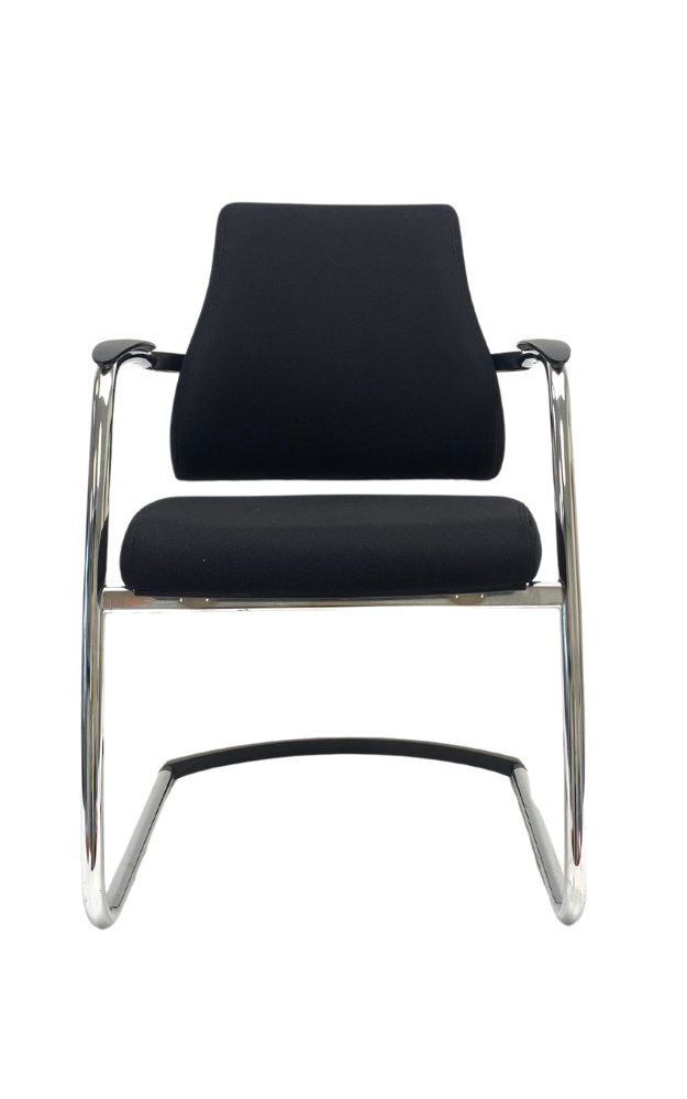 Vergaderstoel BMA Axia Visit chroom/zwart