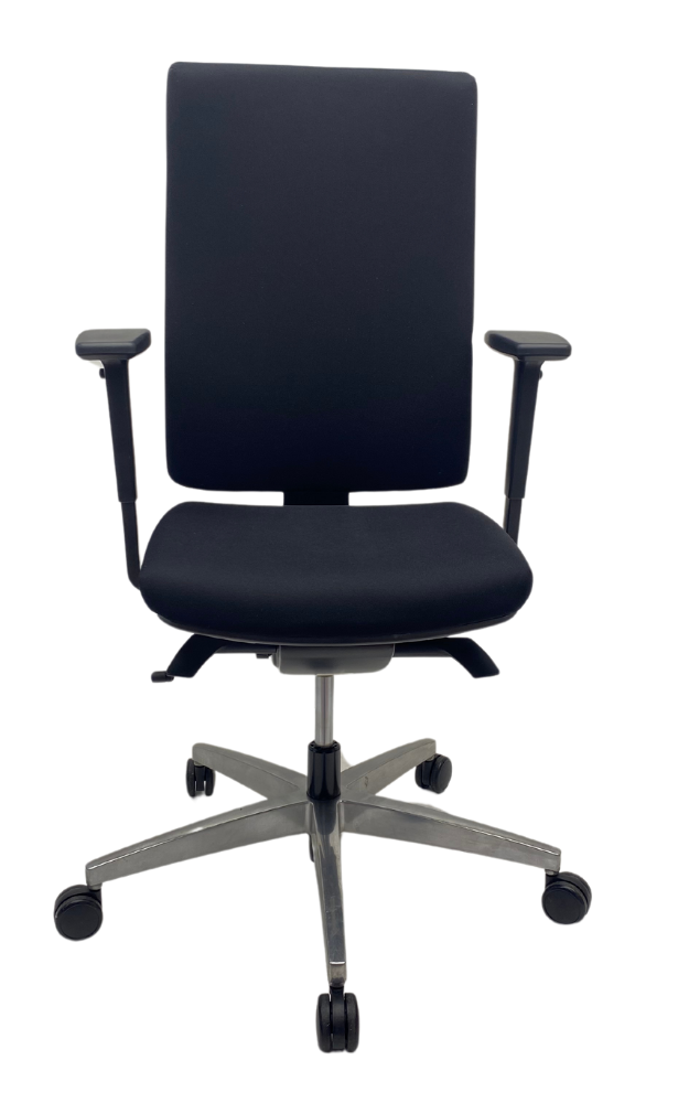 Bureaustoel Viasit Linea chroom voetkruis