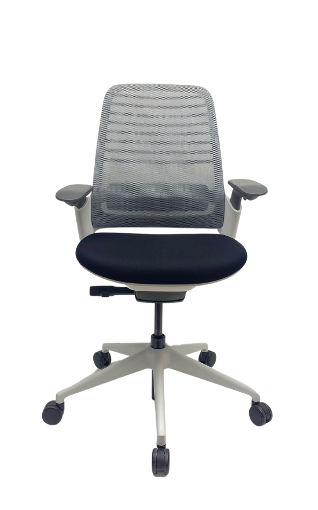 Refurbished Bureaustoel Steelcase Series 1 wit onderstel