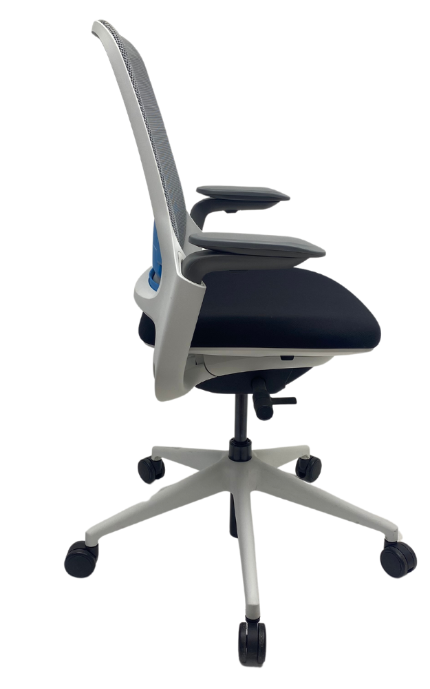 Refurbished Bureaustoel Steelcase Series 1 wit onderstel