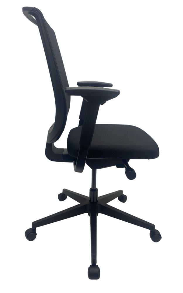 Refurbished Bureaustoel Steelcase series 1 zwart voetkruis