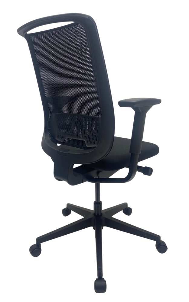 Refurbished Bureaustoel Steelcase series 1 zwart voetkruis
