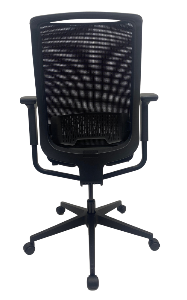 Refurbished Bureaustoel Steelcase series 1 zwart voetkruis