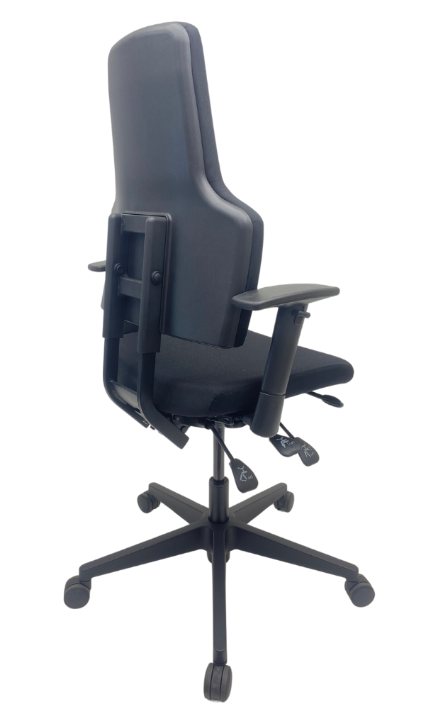 Bureaustoel Jetchair 53 zwart onderstel