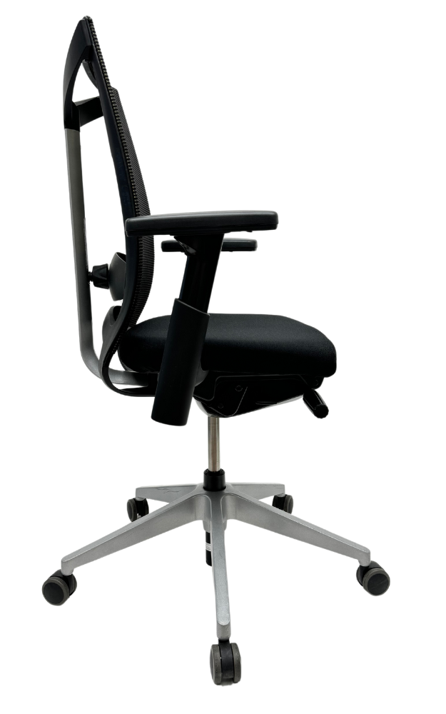 Refurbished Bureaustoel Comforto DX88 grijs voetkruis