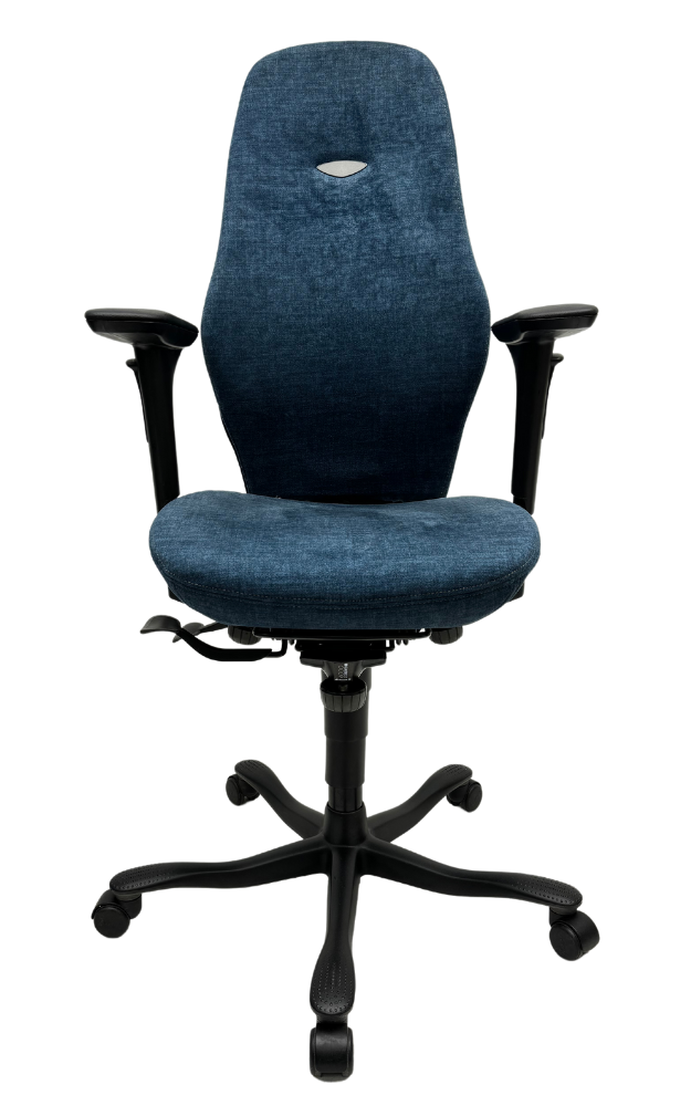 Refurbished Bureaustoel Kinnarps 6000 Plus Freefloat blauw
