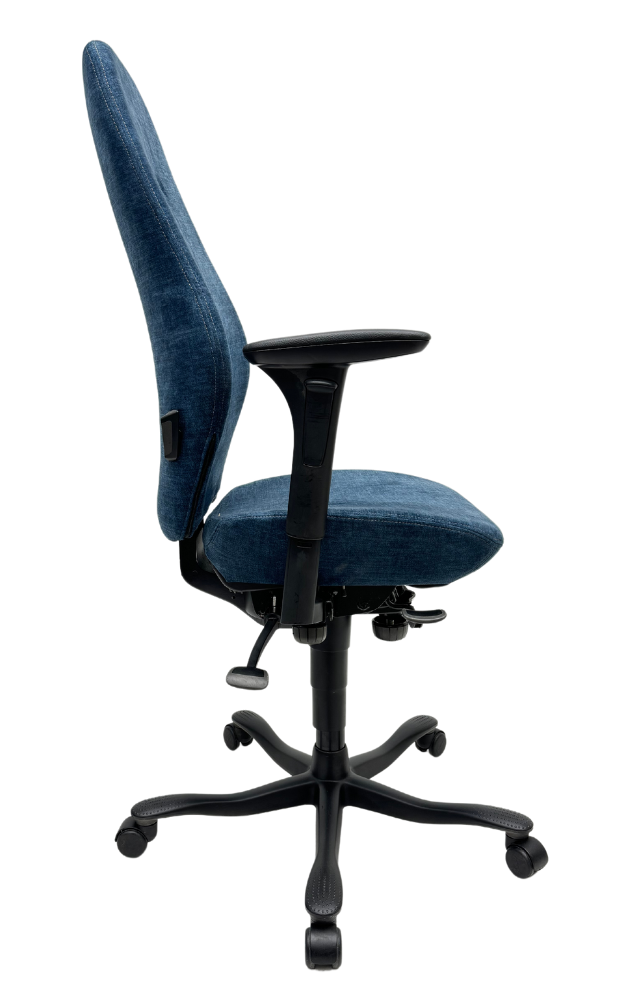 Refurbished Bureaustoel Kinnarps 6000 Plus Freefloat blauw
