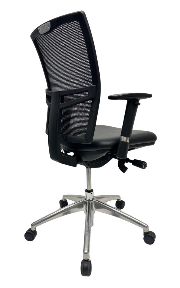 Bureaustoel Jetchair 13 kunst leer zitting