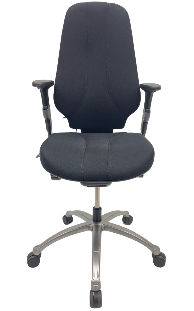 Bureaustoel RH Logic 400 zwarte armleggers