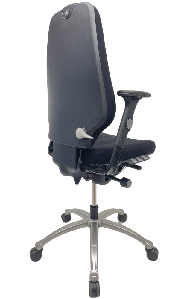 Bureaustoel RH Logic 400 zwarte armleggers