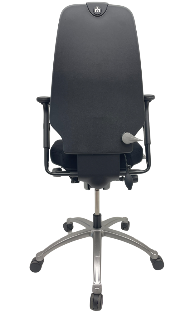 Bureaustoel RH Logic 400 zwarte armleggers