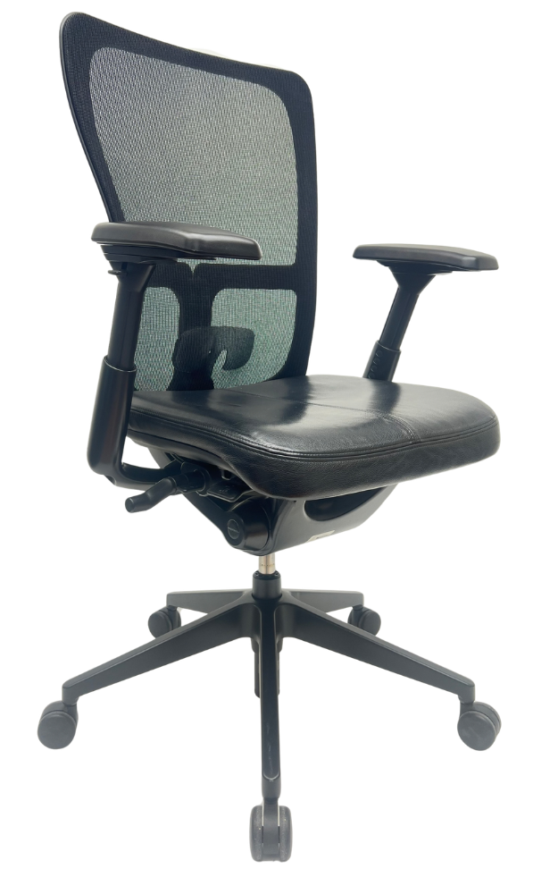 Bureaustoel Comforto 89 Zody zwart leer