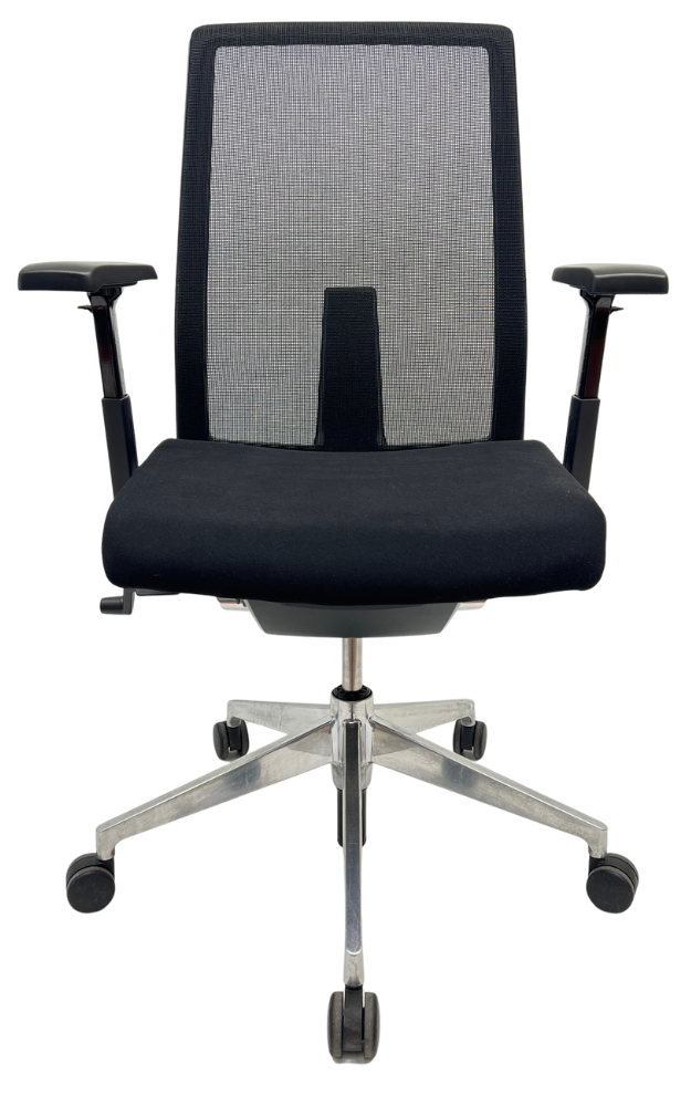Bureaustoel Comforto 62 chroom voetkruis