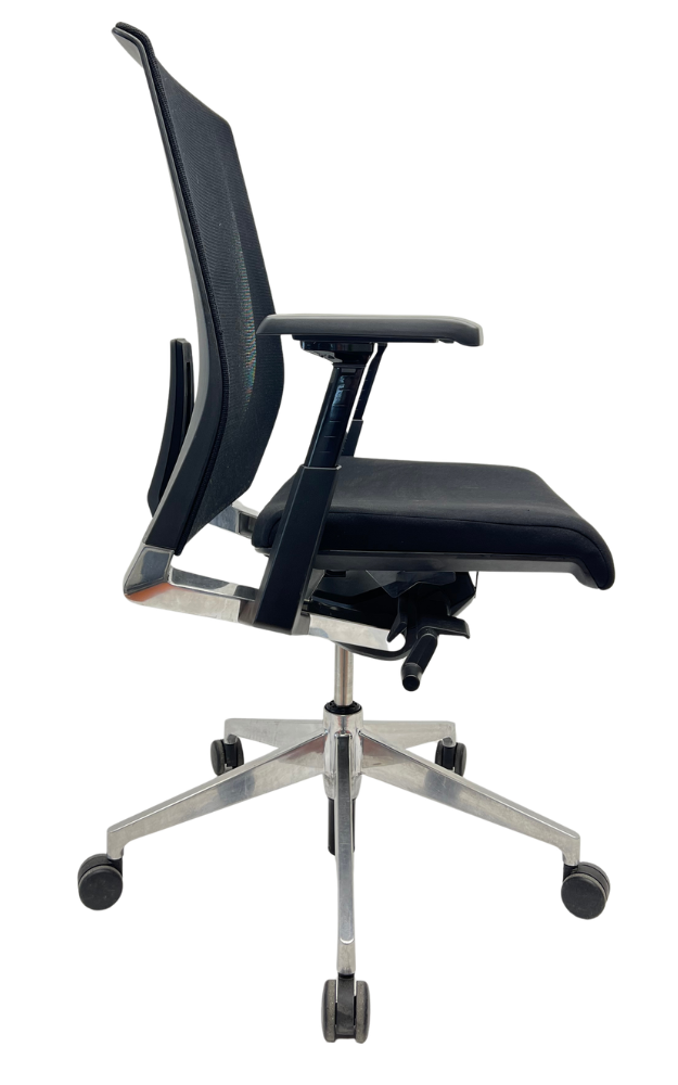 Bureaustoel Comforto 62 chroom voetkruis