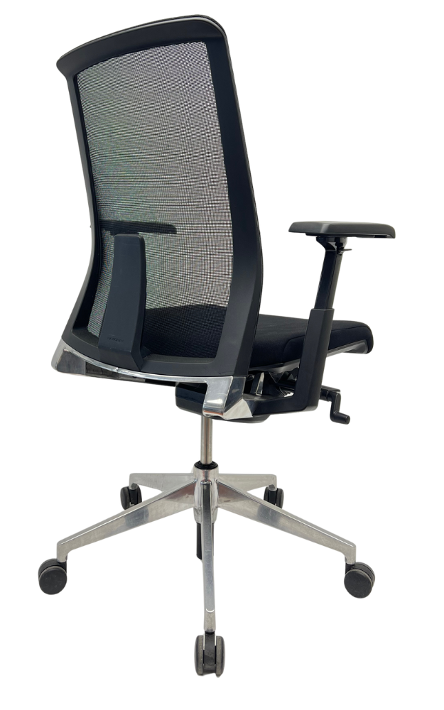 Bureaustoel Comforto 62 chroom voetkruis
