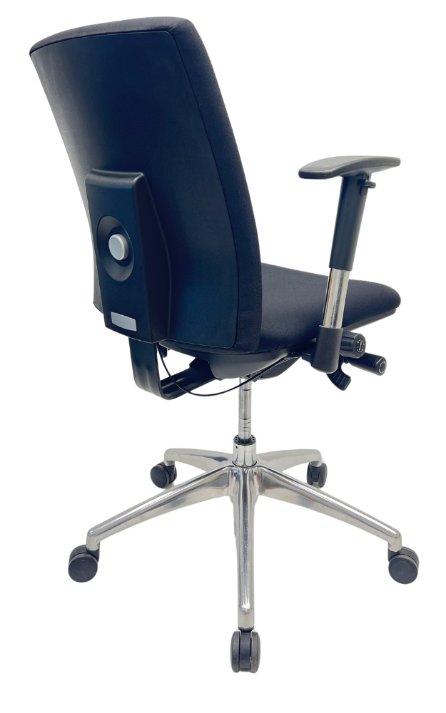 Refurbished Bureaustoel Jetchair 14 chroom voetkruis