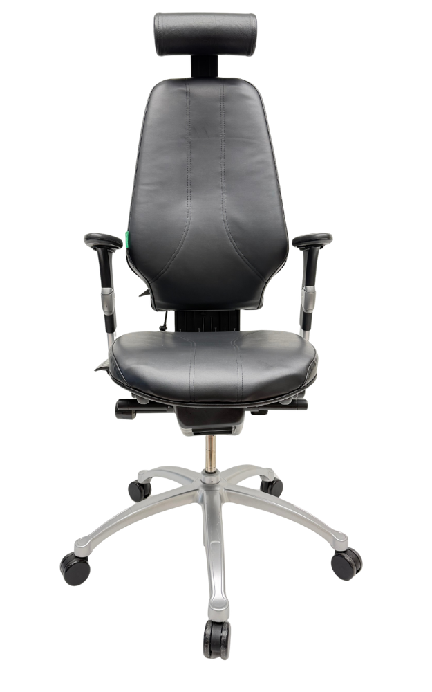 Bureaustoel RH Logic 400 Leer met hoofdsteun