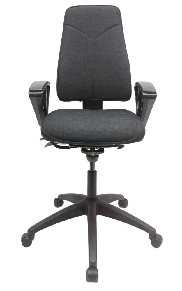 Bureaustoel Kinnarps 6000 freefloat grijs hoge rug