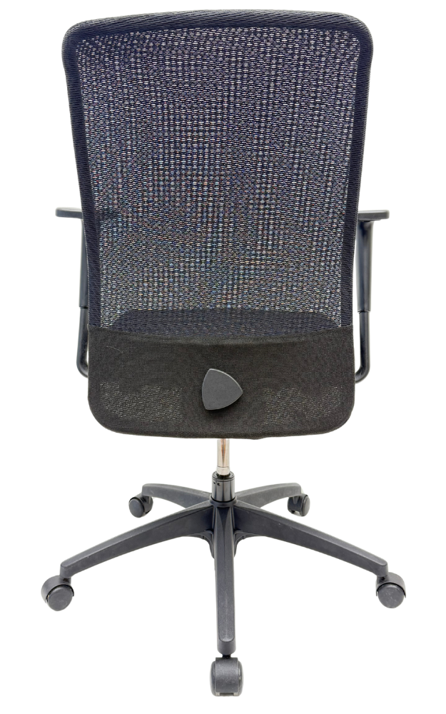 Bureaustoel Jetchair 69 Netrug zwarte armleggers