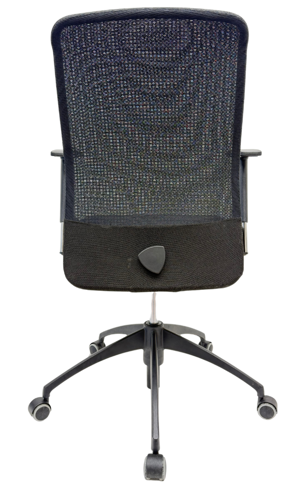 Bureaustoel Jetchair 69 Netrug chromen armleggers